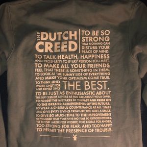 DUTCH CREED OLIVE GREEN SOFT SWEATSHIRT